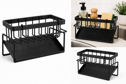 Premium Kitchen Sink Organizer with Drip Tray